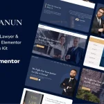Canun: Elementor Template Kit for Lawyers & Law Firms