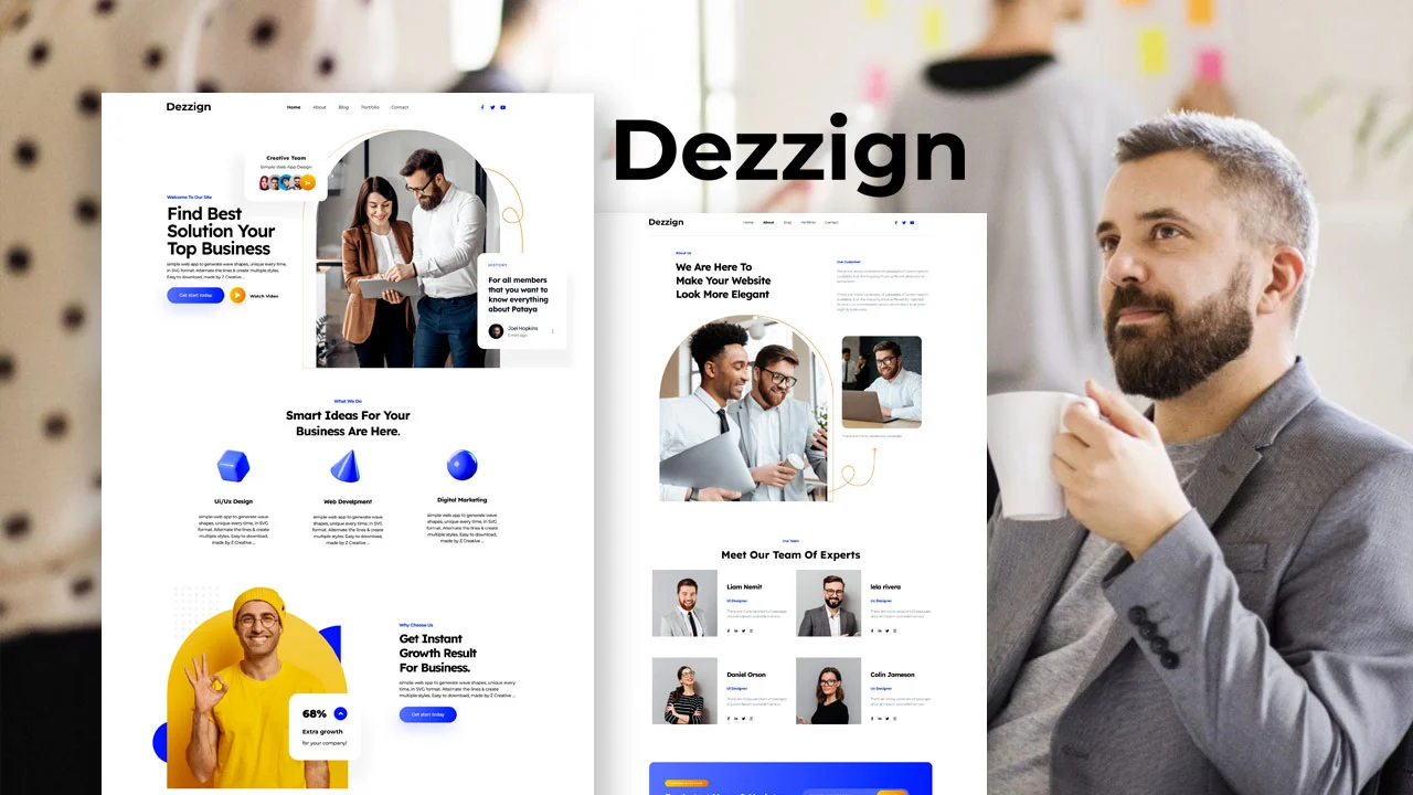 Dezzign Dezzign: Elementor Template Kit for Design Agencies & Businesses - Image 1