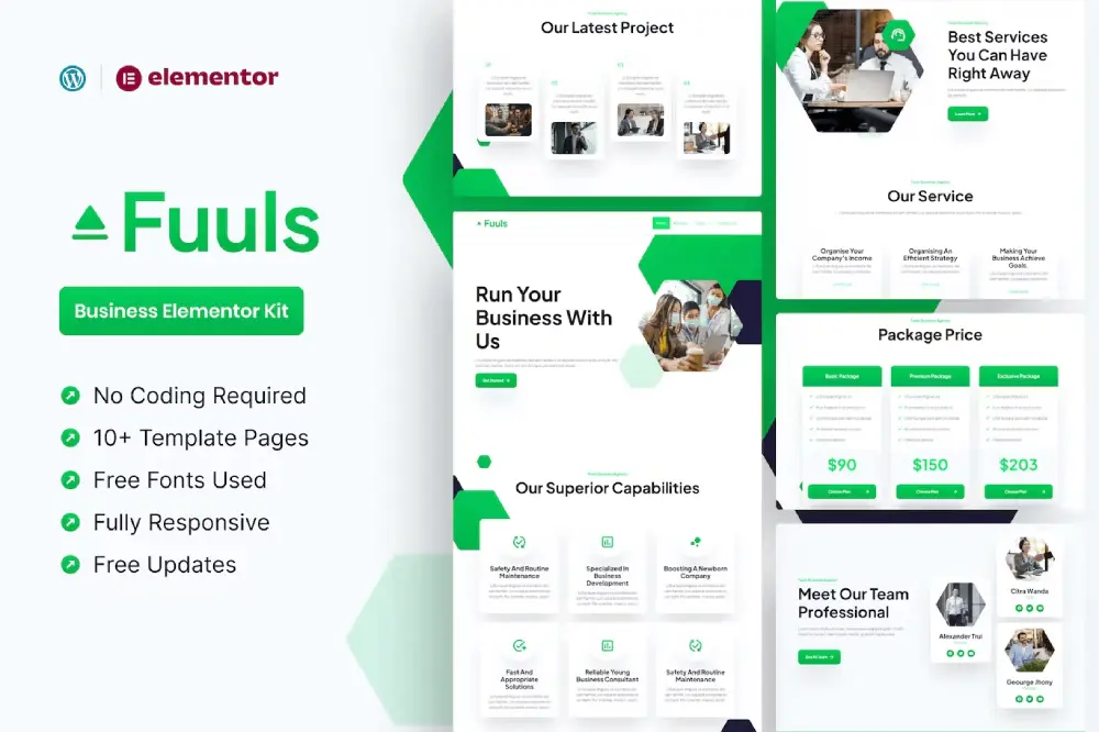 FuulsCover Fuuls – Elementor Pro Kit for Business & Corporate Websites - Image 1