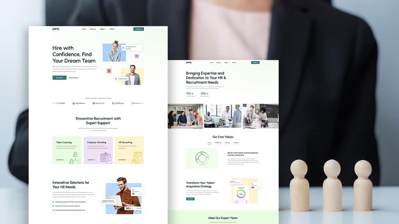 Jobify Jobify: Elementor Template Kit for Human Resources & Recruitment Agencies - Image 1