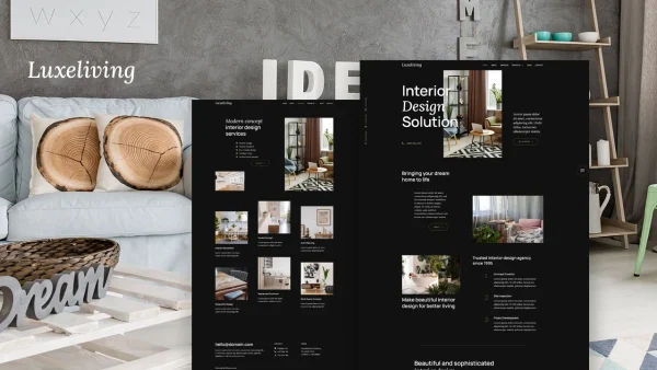 LuxeLiving: Elementor Template Kit for Architecture & Interior Design