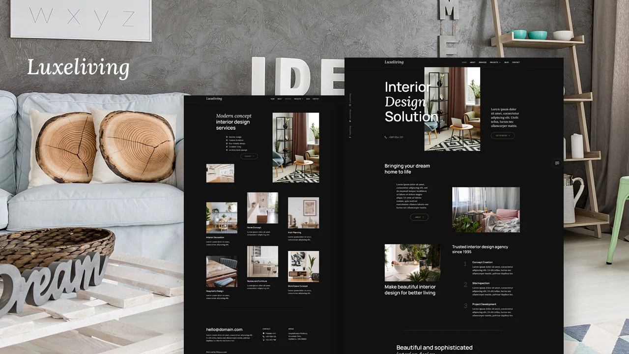Luxeliving LuxeLiving: Elementor Template Kit for Architecture & Interior Design - Image 1