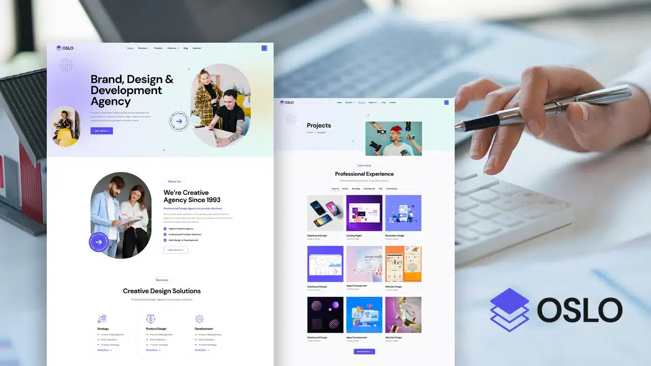 Oslo Oslo: Elementor Template Kit for Creative Business & Agencies - Image 1