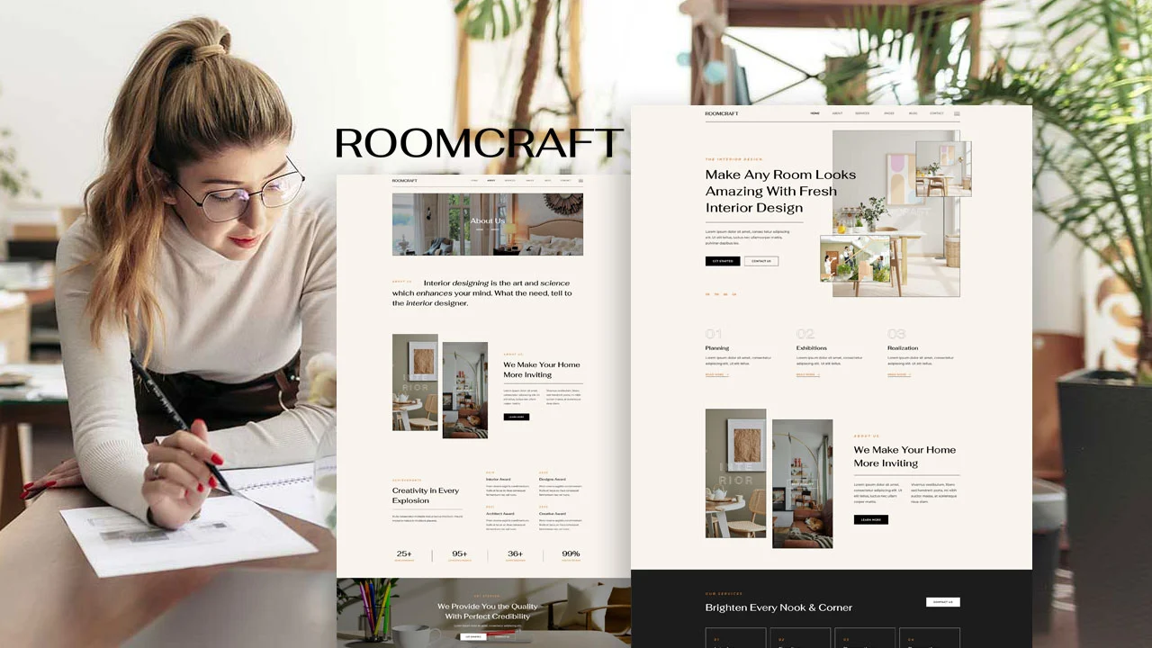 Room-craft RoomCraft: Elementor Template Kit for Architecture & Interior Design - Image 1