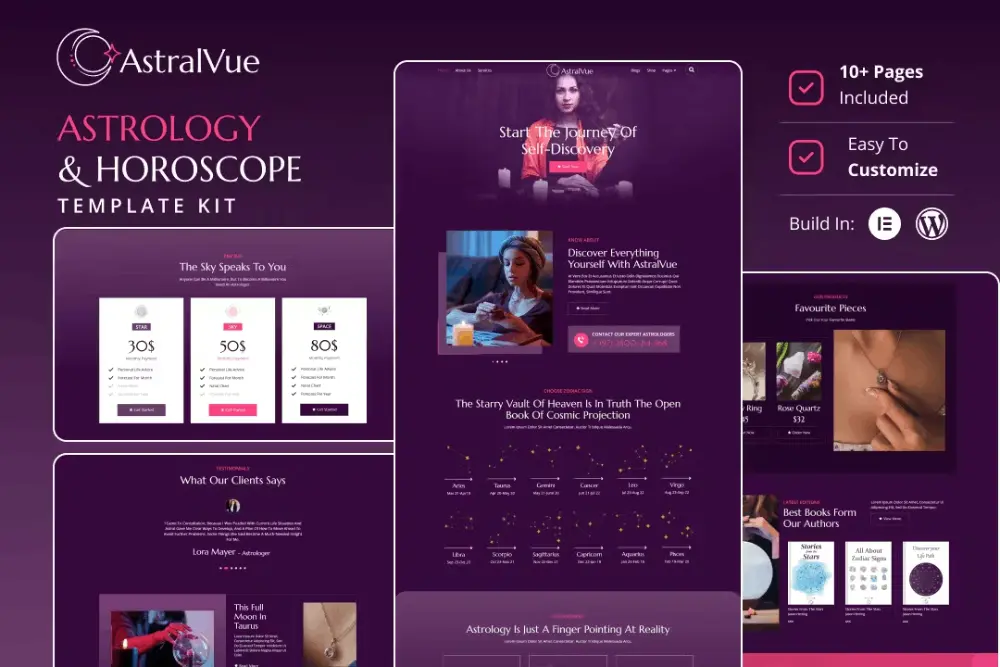 elementor-kit-1 Livio: Elementor Template Kit for Design Agencies & SaaS Websites - Image 1