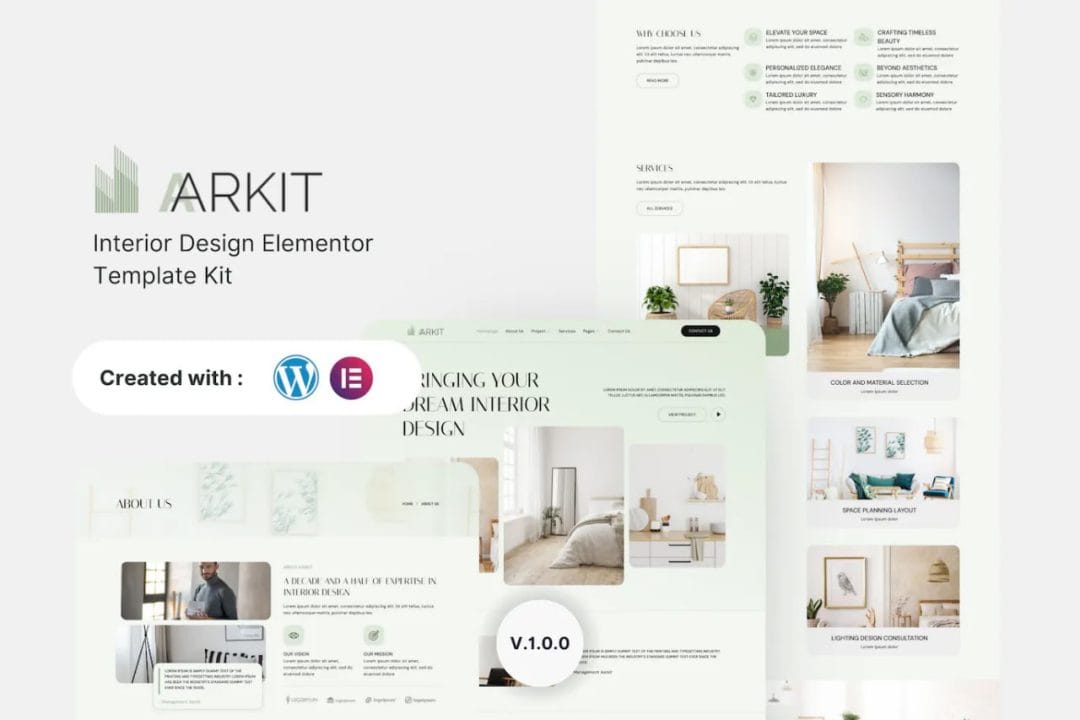elementor-kit-17 Aarkit - Interior Design Elementor Template Kit - Image 1