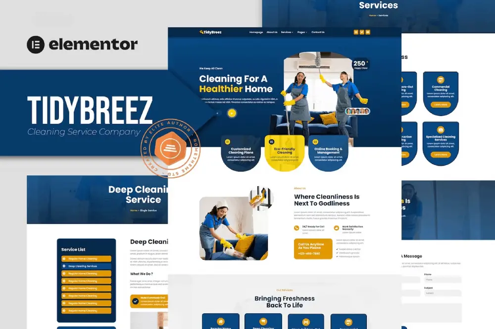 elementor-kit-4-2 Tidybreez: Elementor Template Kit for Cleaning Service Companies - Image 1