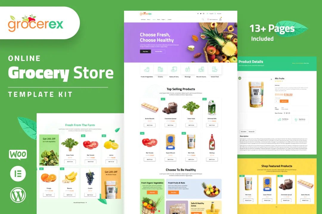 elementor-kits-13-2 Grocerex - Grocery Store Elelmentor Pro Template Kit - Image 1