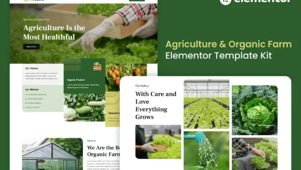 Cottega: Elementor Template Kit for Modern Nature Cottages