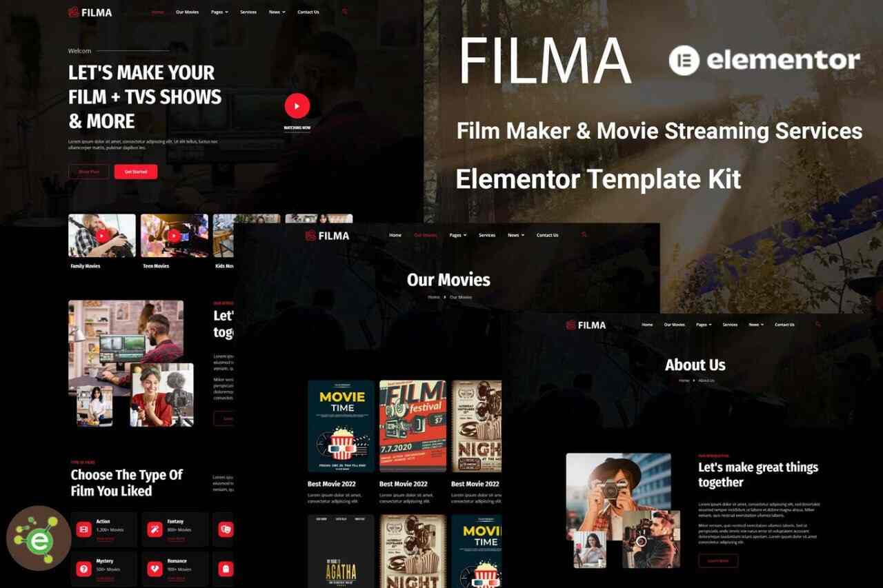 elementor-kits1-11 Film Maker: Elementor Template Kit for Movie Streaming & Production Services - Image 1