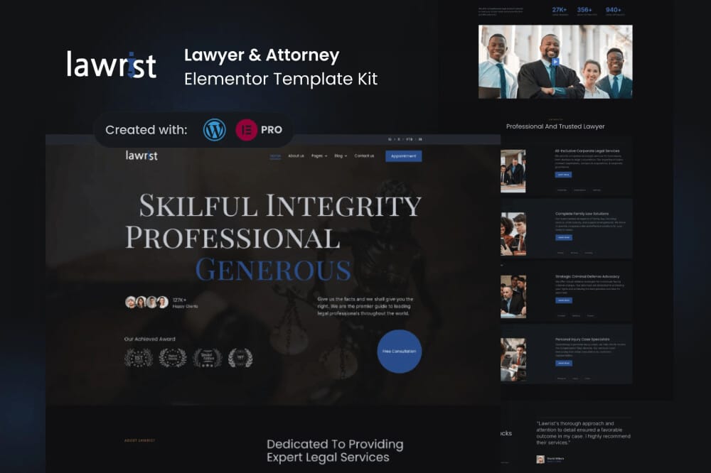 elementor-kitss1-4 Lawrist: Elementor Template Kit for Lawyers & Legal Services - Image 1