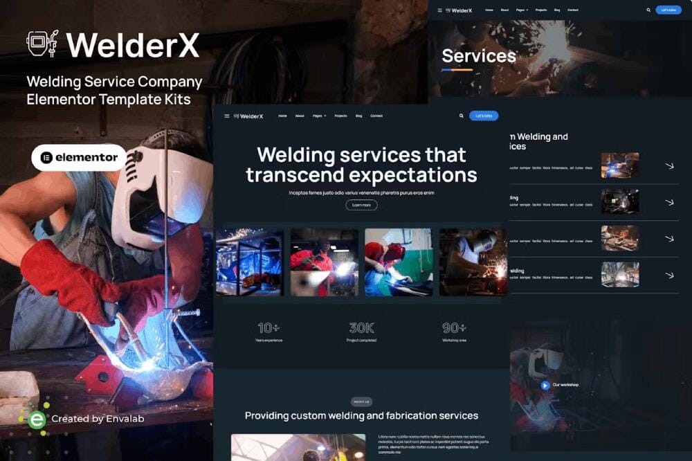 elementor-kitsss-10 WelderX: Elementor Pro Template Kit for Welding Services - Image 1