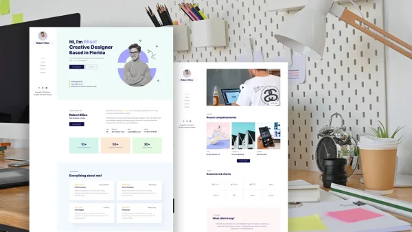 Moxie: Elementor Template Kit for Creative Personal Portfolios