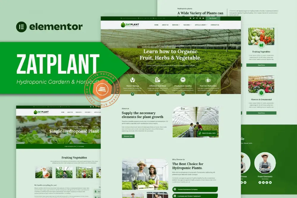 template-kit-6 Zatplant – Elementor Kit for Hydroponic Gardens & Horticulture - Image 1