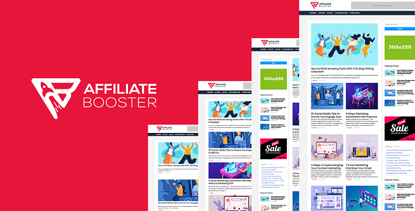 Affiliate Booster Theme and Blocks for WordPress Affiliate Websites GPL v2.0.59 and v3.1.7