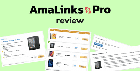 AmaLinks Pro Amazon Affiliate WordPress Plugin with Tables GPL v1.5.7