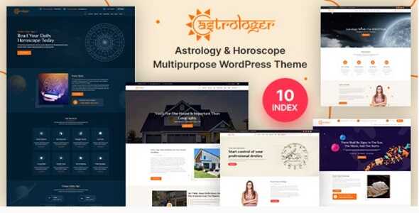 Astrologer – Horoscope And Astrology WordPress Theme | Lifetime License | One Time Payment