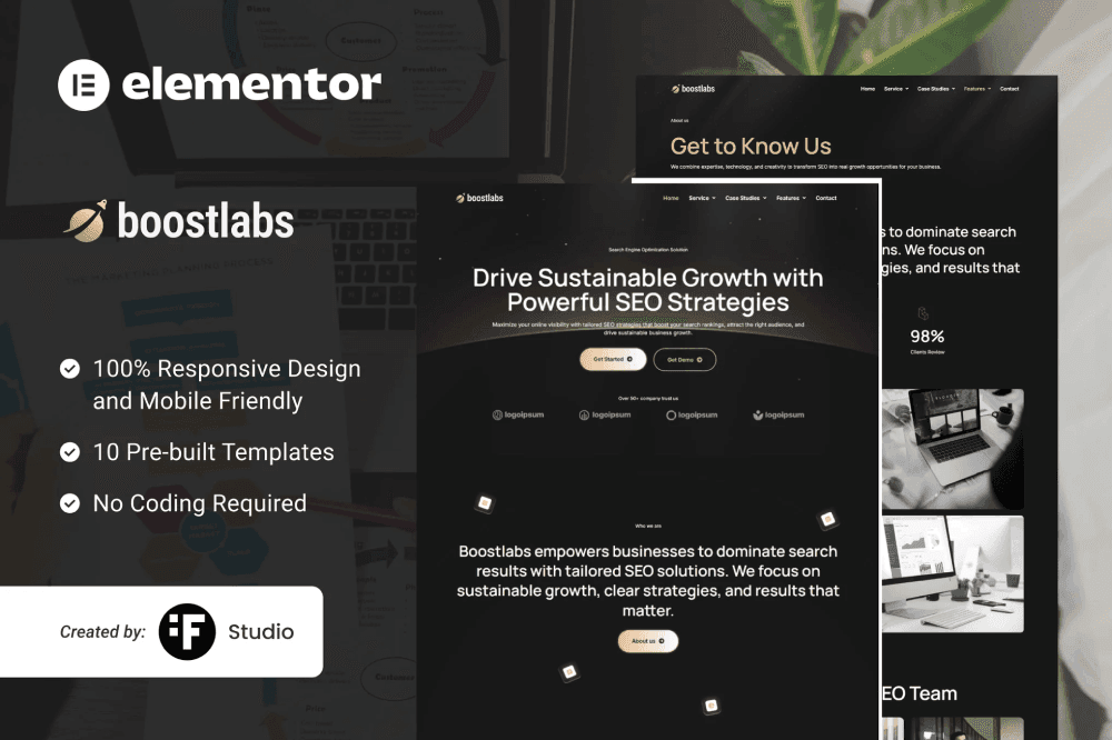 BoostlabsCover.png Boostlabs – SEO & Digital Marketing Elementor Template Kit
