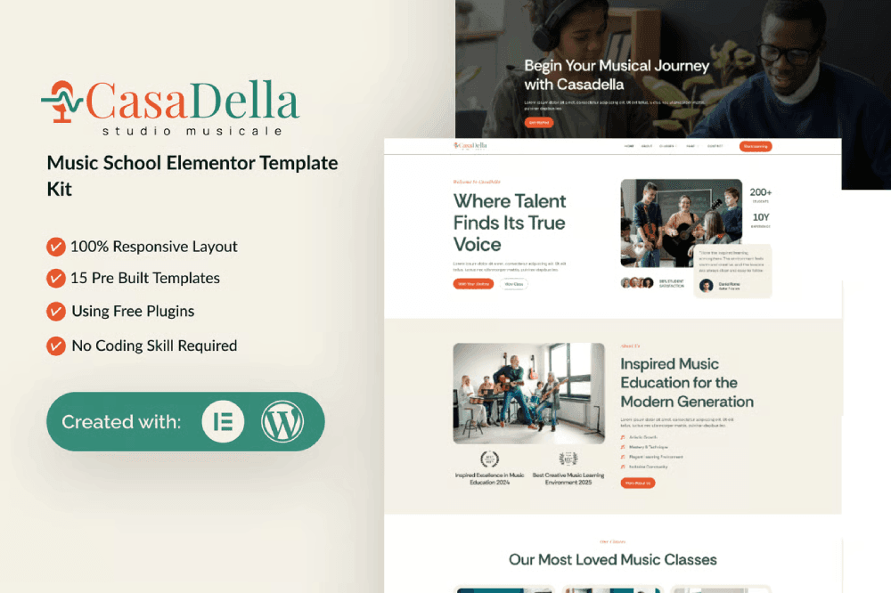 CasaDella-Cover-1-1.png CasaDella – Music School Elementor Template Kit