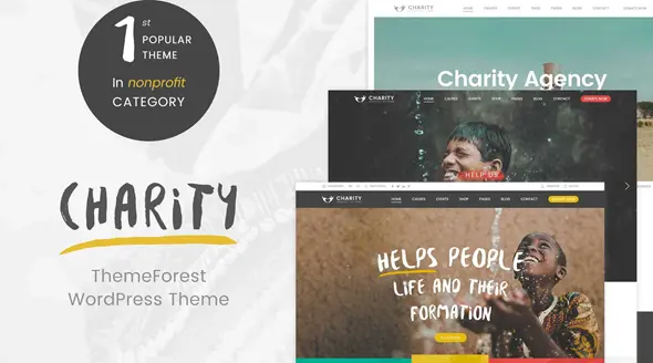 Charity-WordPress-Theme.webp Charity Fundraising Non-Profit NGO and Church WordPress Theme Lifetime License | One Time Payment