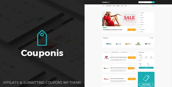 Couponis Theme for Affiliate and Coupon Submission WordPress Websites GPL v3.2.2