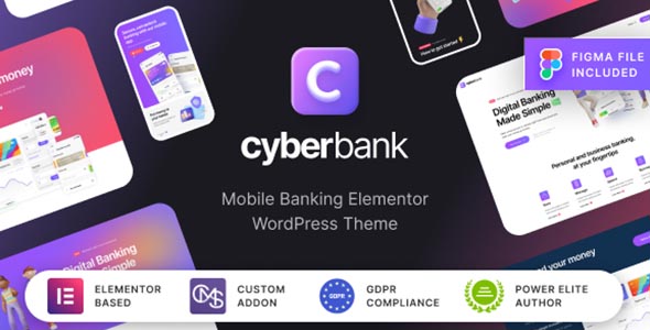 Cyberbank-Theme-GPL.jpg Cyberbank Business And Finance WordPress Theme | Lifetime License | One Time Payment