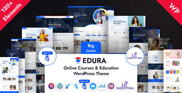 Edura-Theme-GPL.jpg Edura WordPress Theme For Online Courses And Education | Lifetime License | One Time Payment