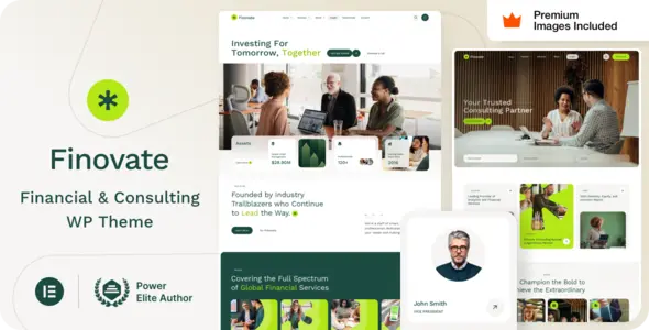 Finovate-Theme.webp Finovate Financial Advisor Consulting WordPress Theme | Lifetime License | One Time Payment
