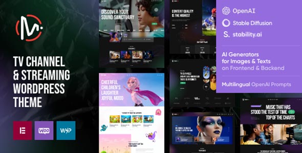 MediaFlex.jpg MediaFlex TV Channel And Streaming WordPress Theme | Lifetime License | One Time Payment