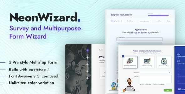 NeonWizard Multistep Questionnaire Form Wizard | GPL PHP Script