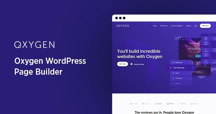 Oxygen-WordPress-Page-Builder-Banner Oxygen Builder – Original License Activation and All Pro Templates | Lifetime License | One Time Payment