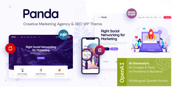 Panda-Theme-With-License.jpg Panda – Creative Marketing Agency And SEO WordPress Theme | Lifetime License | One Time Payment