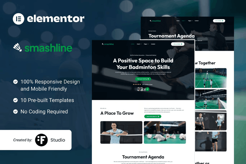 Smashline-Cover-1.png Smashline – Badminton Club & Academy Elementor Template Kit