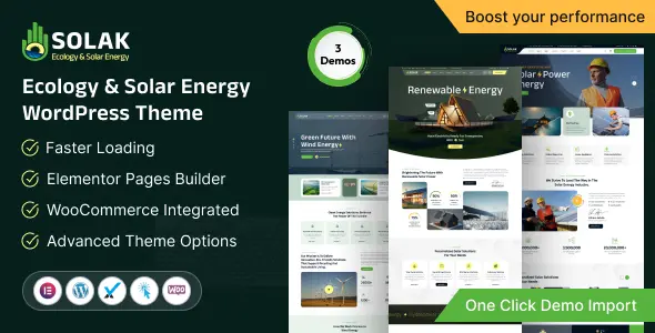 Solak-Theme.webp Solak Ecology and Solar Energy WordPress Theme Lifetime License | One Time Payment
