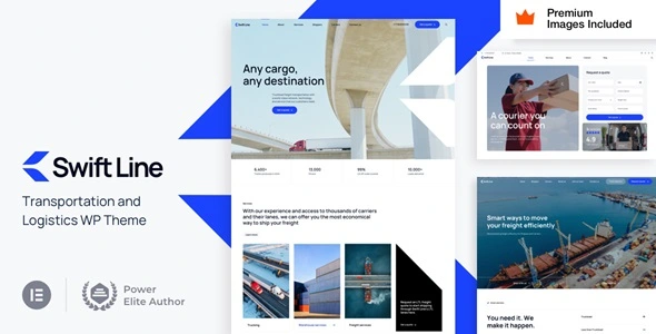 Swiftline-Theme.webp SwiftLine – Transportation And Logistics WordPress Theme | Lifetime License | One Time Payment