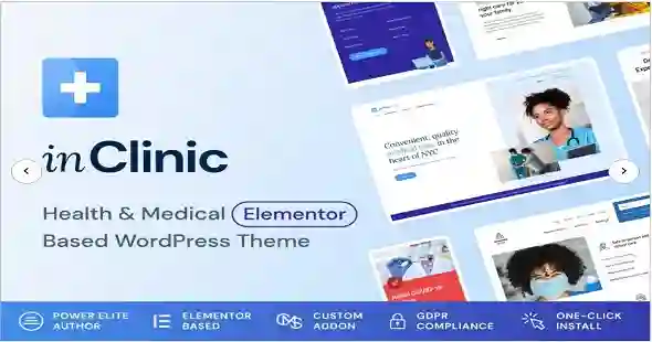 inClinic-Theme-GPL.webp InClinic | Health And Medicine WordPress Theme With Lifetime License | Lifetime License | One Time Payment
