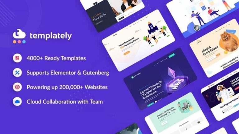 Templately Templates Cloud for WordPress Lifetime License