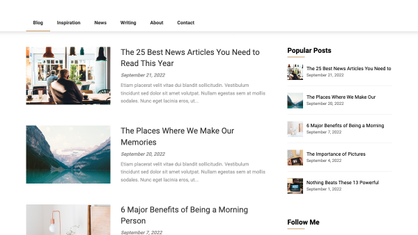 feather theme