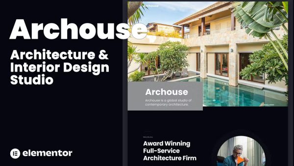 Archouse – Architecture and Interior Design Studio Elementor Template Kit