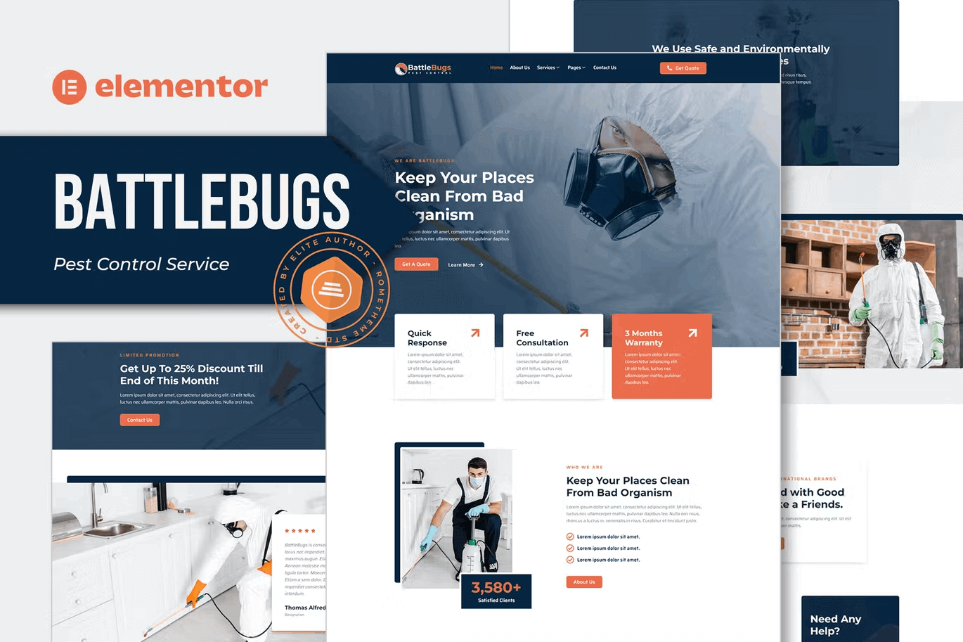 BattleBugs-Cover.png BattleBugs and Pest Control Service Elementor Template Kit