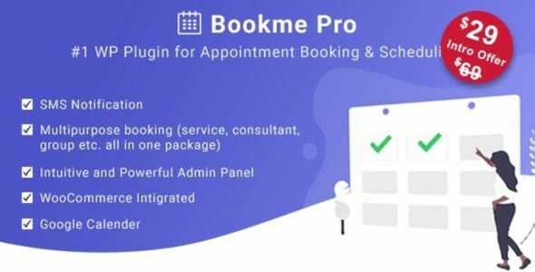 Bookme Pro for WordPress Appointment Booking and Scheduling