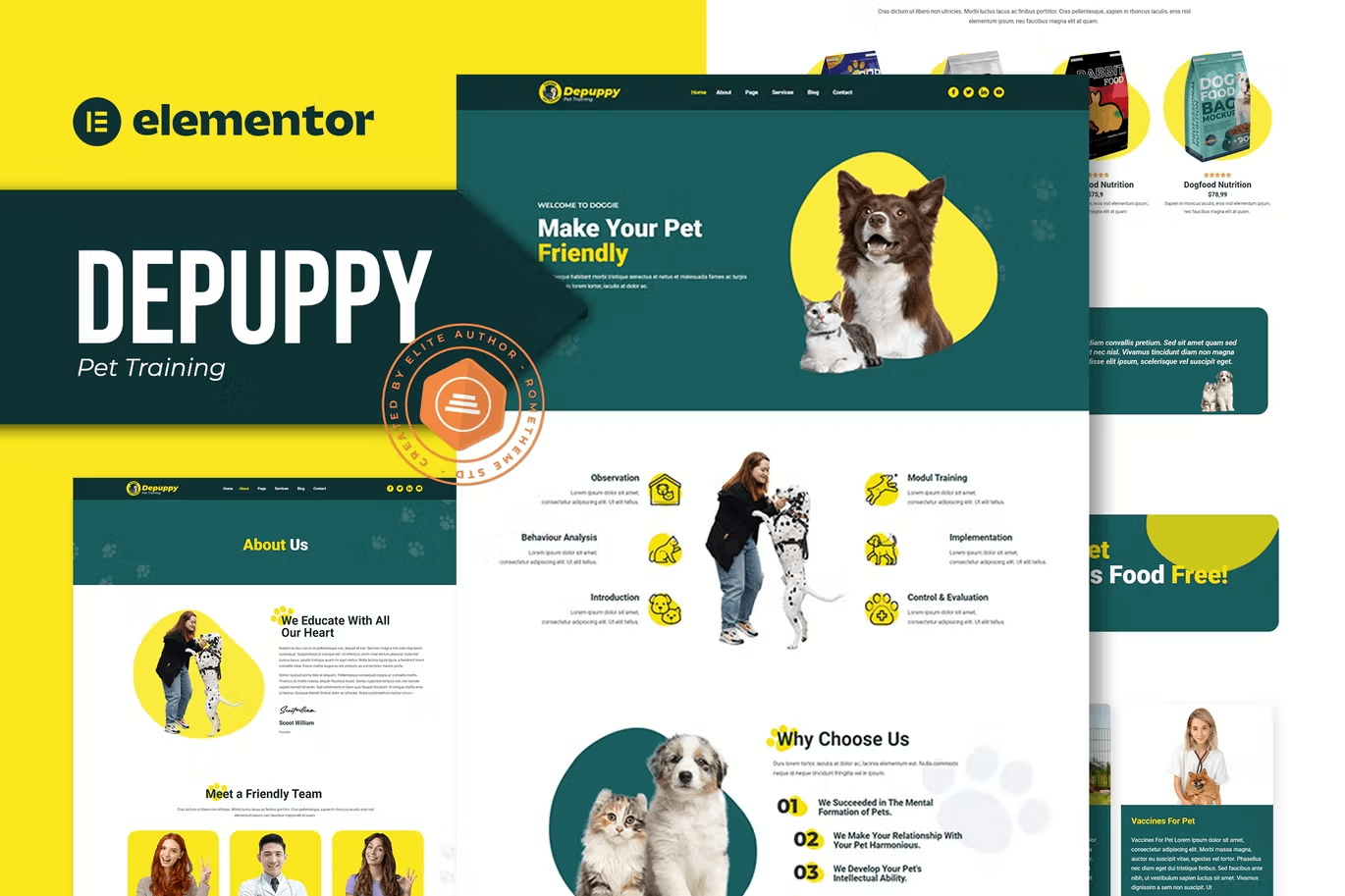 Depuppy-Coverimage-template-kit-2022.png Depuppy and Pet Training Elementor Template Kit
