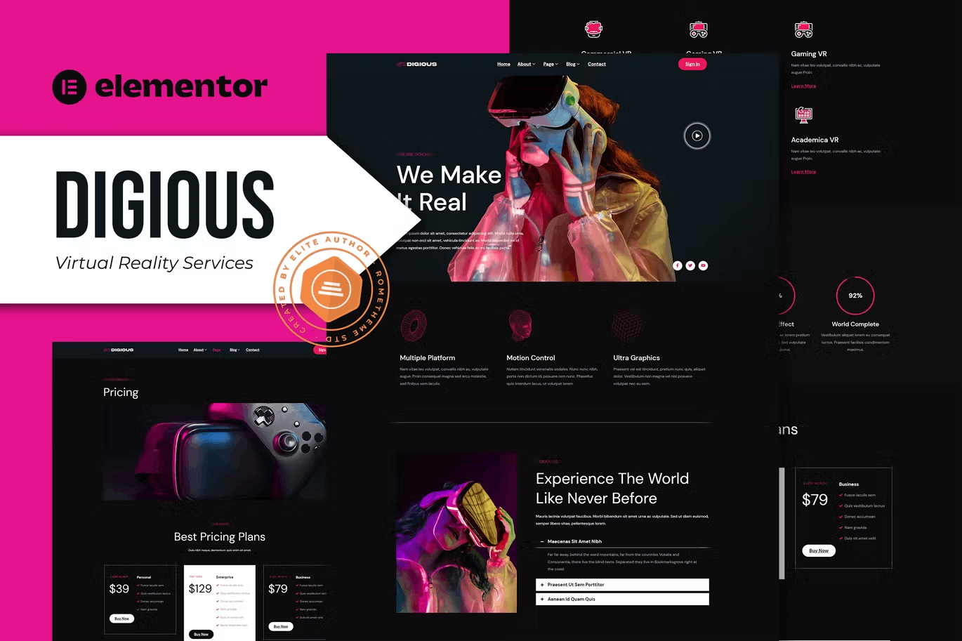 Digious-Coverimage-1.png Digious – Virtual Reality and Services Elementor Template Kit