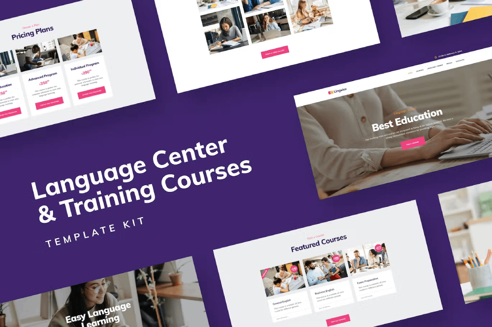 DistanceCover.png Distance Education – Language Center and Training Courses Template Kit