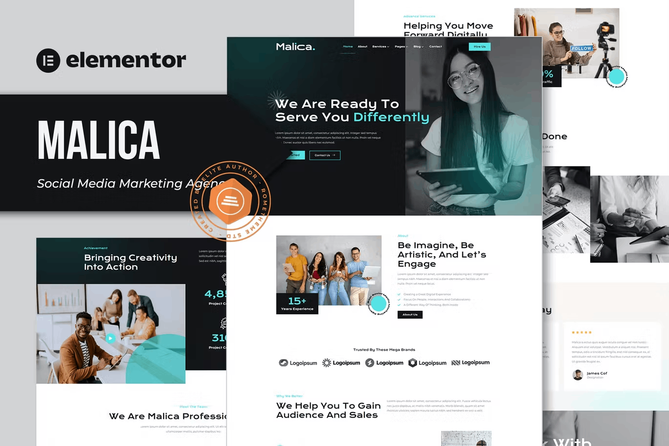 Malica-Cover-1.png Malica Social Media Marketing Agency Elementor Template Kit
