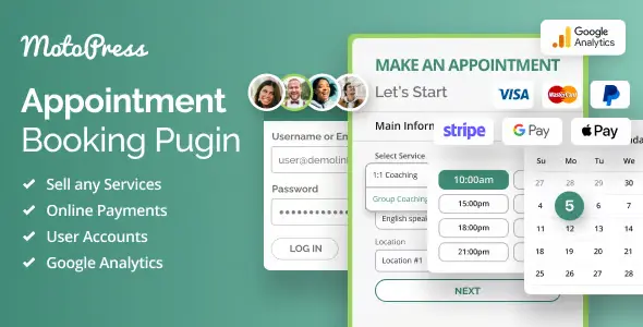 MotoPress Appointment Booking WordPress Plugin