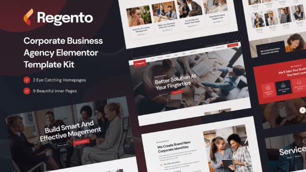 Regento – Business and Agency Elementor Template Kit