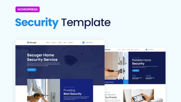 Secuger and Home Security Elementor Pro Template Kit