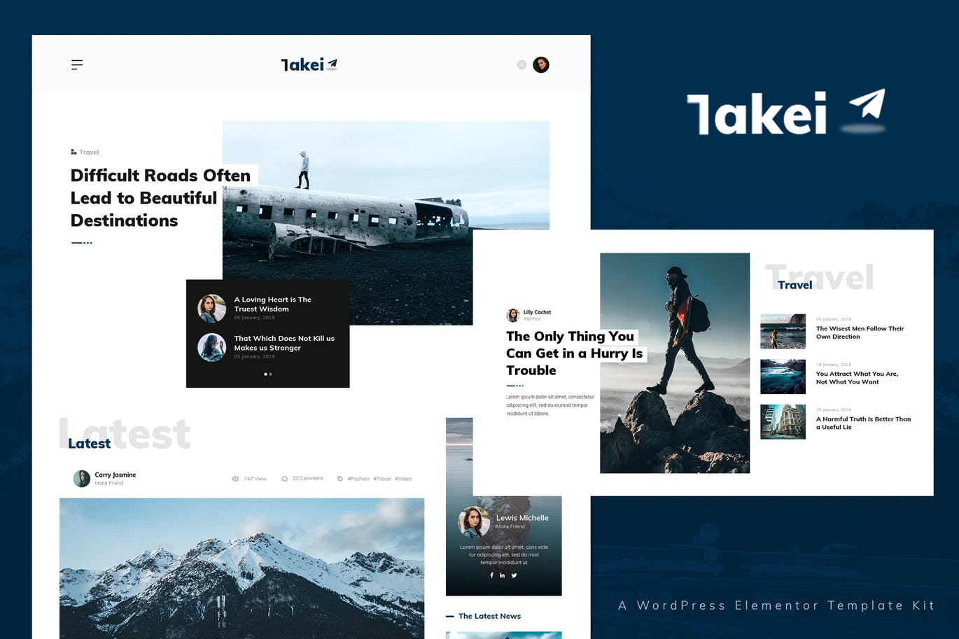 Takei-screenshot.jpg Takei 6 News and Magazine Template Kit (15 templates)