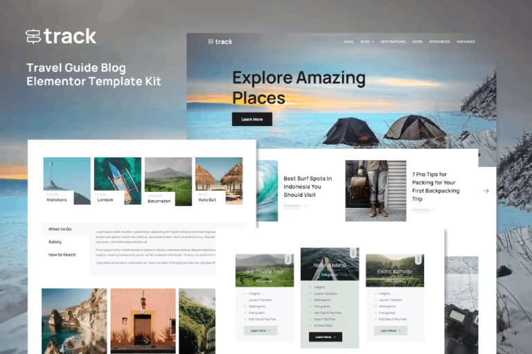 Track – Travel Guide Blog and Elementor Kit